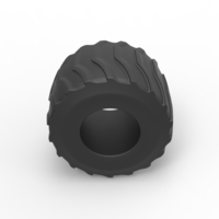 Diecast Monster Jam tire 21 Scale 1:25 - Thumbnail 6