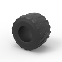 Diecast Monster Jam tire 21 Scale 1:25 - Thumbnail 7
