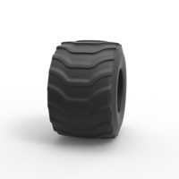 Diecast Monster Jam tire 22 Scale 1:25 - Thumbnail 3