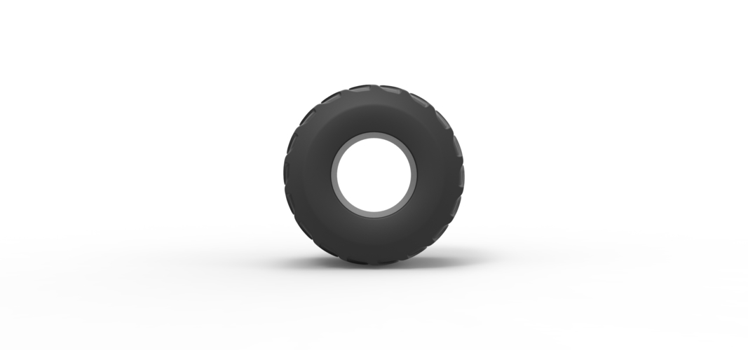 Diecast Monster Jam tire 22 Scale 1:25 3D Print 507140