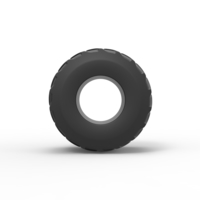 Diecast Monster Jam tire 22 Scale 1:25 - Thumbnail 5