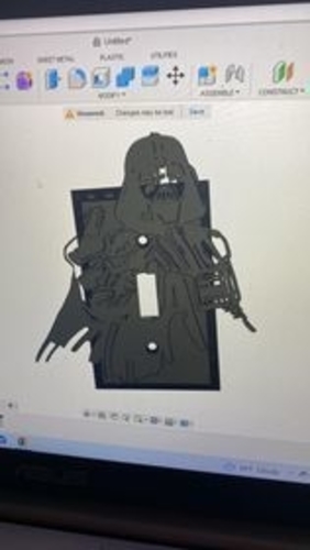 darthvader lightswitch cover 3D Print 507168