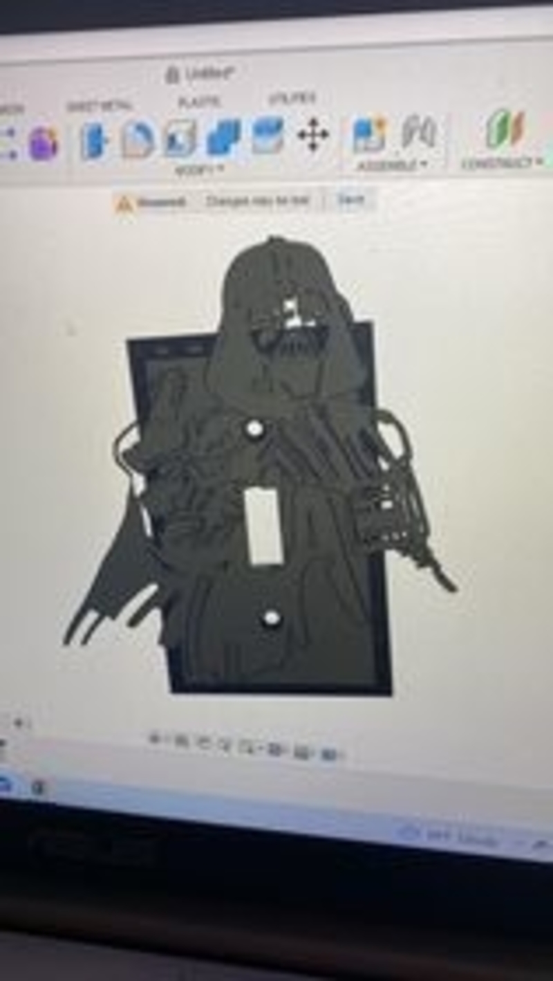 darthvader lightswitch cover