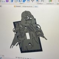 darthvader lightswitch cover - Thumbnail 2