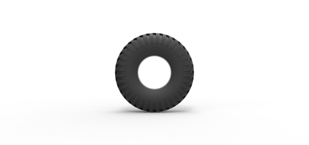 Diecast military truck tire 12 Scale 1:25 3D Print 507238