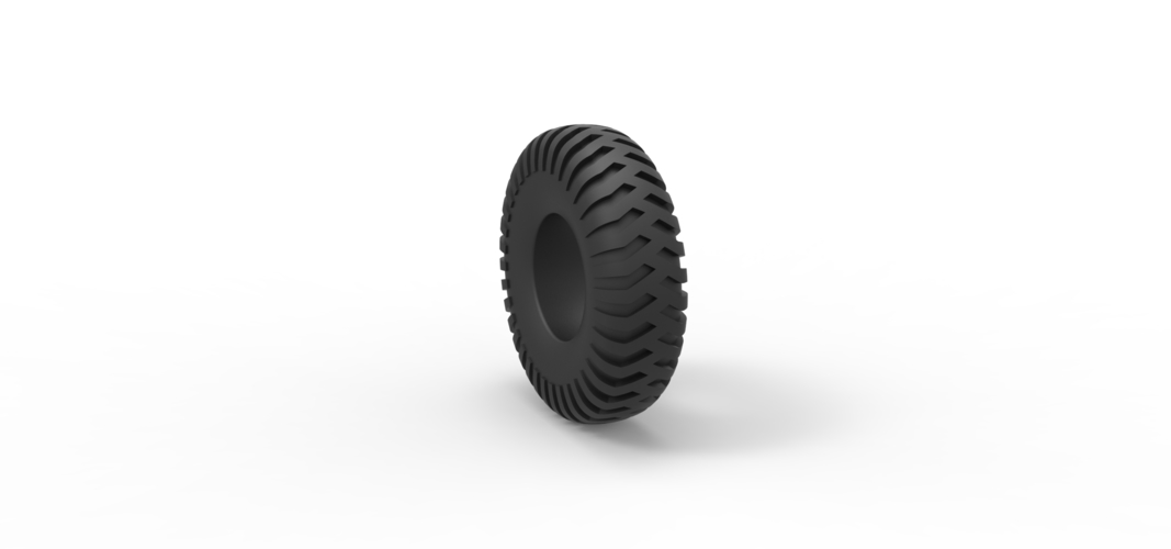 Diecast military truck tire 12 Scale 1:25 3D Print 507241