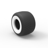 Diecast Monster Jam Whitewall tire Scale 1:25 - Thumbnail 7