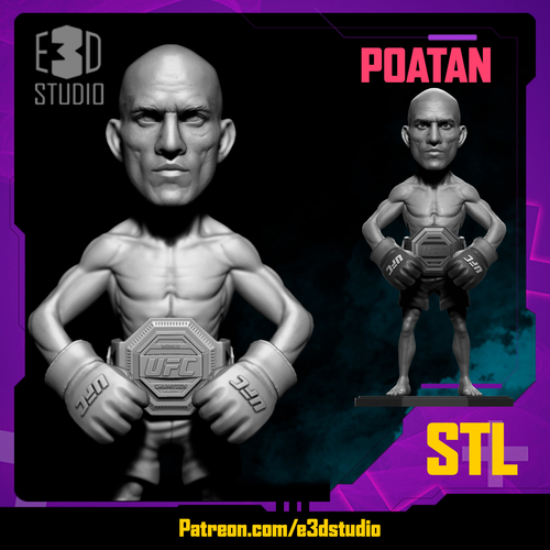 Alex Pereira (Poatan) 3D Print 507279