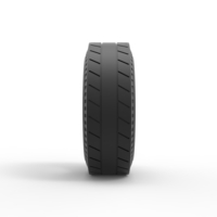 Diecast rear tire of vintage dragster Version 5 Scale 1:25 - Thumbnail 4