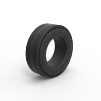 Diecast rear tire of vintage dragster Version 8 Scale 1:25 - Thumbnail 2