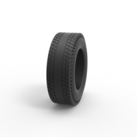Diecast rear tire of vintage dragster Version 8 Scale 1:25 - Thumbnail 3