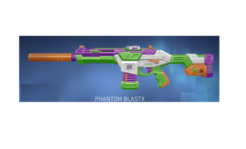 Blastx Phantom skin Valorant STL for 3D printing