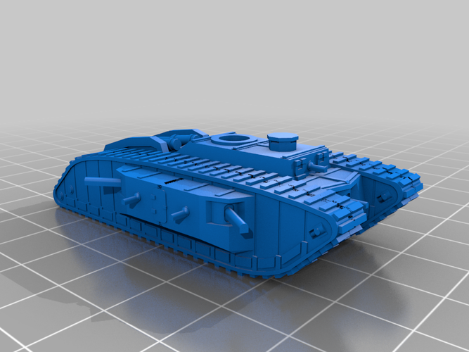 german ww1 military tank For plaing 3D Print 507535