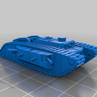 Small german ww1 military tank For plaing 3D Printing 507535