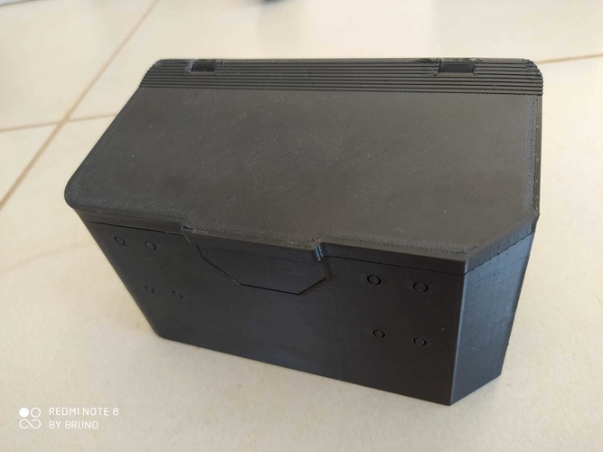 3D Printed PAINTBALL BOX MAG 3D DE 150 BOLINHAS PARA DYE DAM E RIP CLIP