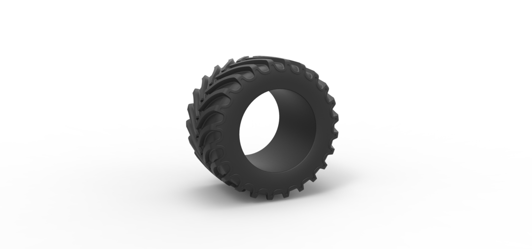 Tractor tire 11 Scale 1:25 3D Print 507579