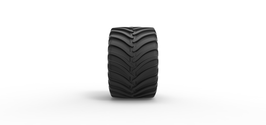 Tractor tire 11 Scale 1:25 3D Print 507582