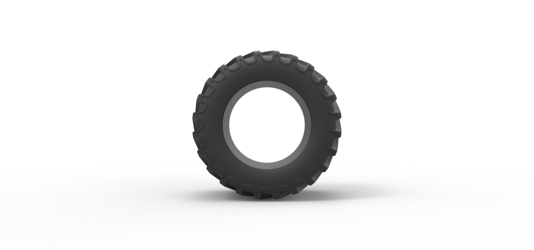 Tractor tire 11 Scale 1:25 3D Print 507583