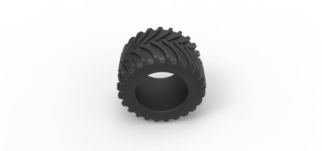 Tractor tire 11 Scale 1:25 3D Print 507584