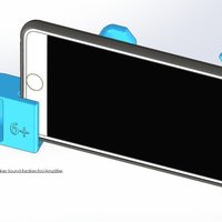 Auggie's iPhone 7 PLUS, 6 PLUS or 6S PLUS cradle w sound amp - Thumbnail 5