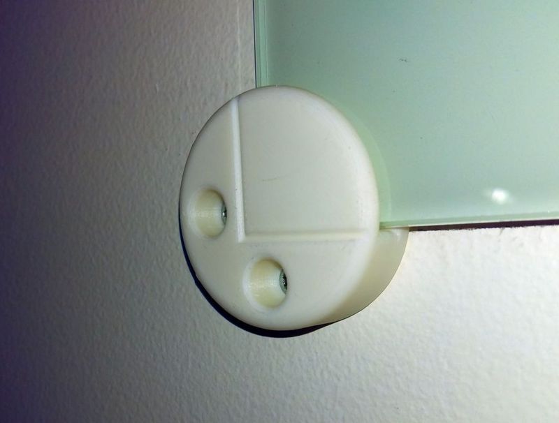 Glass Whiteboard Bracket for 6mm Glass