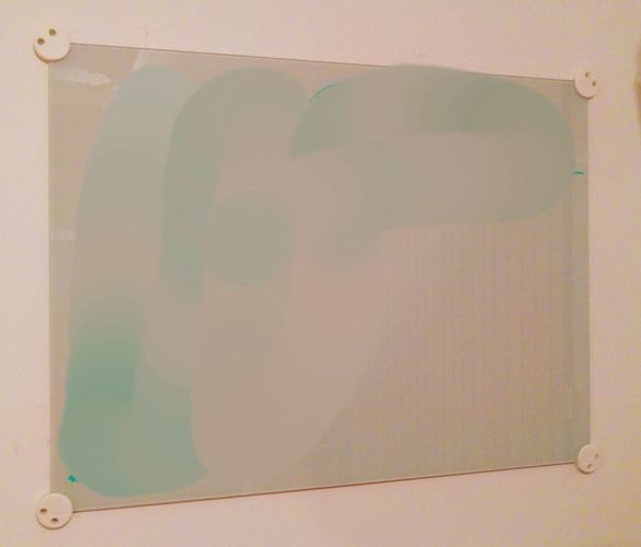 Glass Whiteboard Bracket for 6mm Glass 3D Print 50781