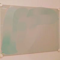 Glass Whiteboard Bracket for 6mm Glass - Thumbnail 2