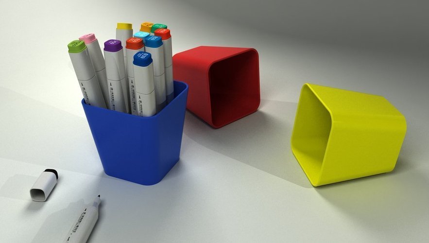 Copic Marker Container 3D Print 50784