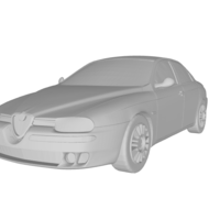 Small Alfa Romeo 156 3D Printing 507845