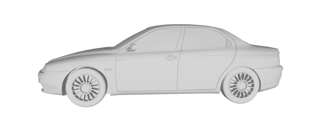 Alfa Romeo 156 3D Print 507846