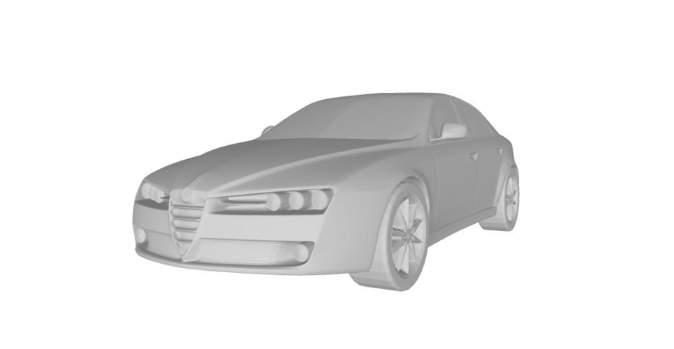 Alfa Romeo 159 3D Print 507850