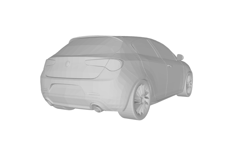 Alfa Romeo Giulietta QV 3D Print 507852