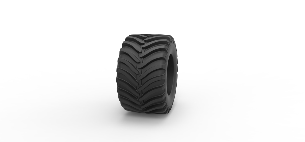 Tractor tire 12 Scale 1:25 3D Print 507856