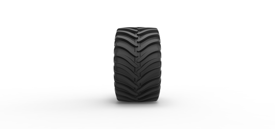 Tractor tire 12 Scale 1:25 3D Print 507857