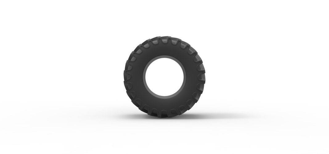 Tractor tire 12 Scale 1:25 3D Print 507858