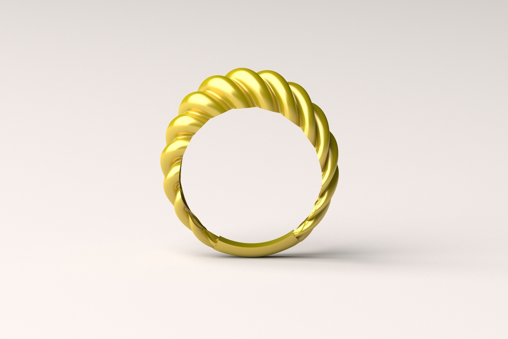 Cross-stitch ring 3D model 3D printable