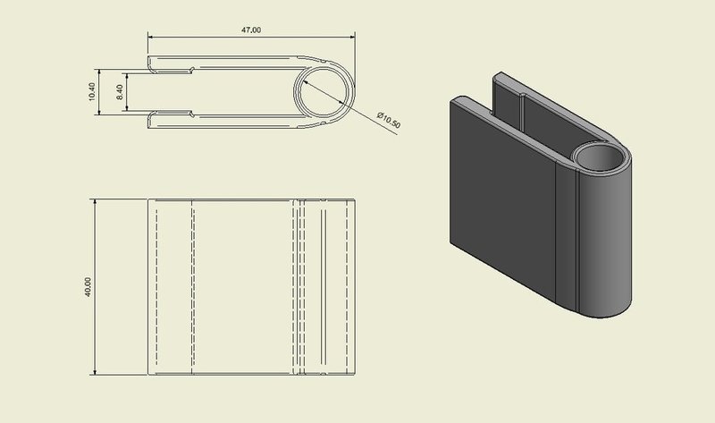 Field Notes Booklet Pen Clip - ReMix