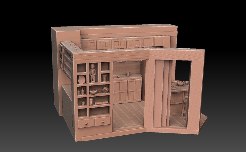 Kitchen Set 3D Print 507890