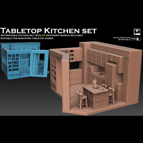 Kitchen Set 3D Print 507892