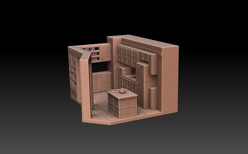 Kitchen Set 3D Print 507896