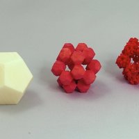 Small Fractal Dodecahedra 3D Printing 50791