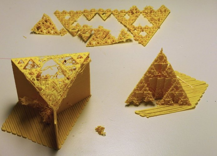 Sierpinski's Tetrahedra (Fractal Tetrahedra) 3D Print 50793