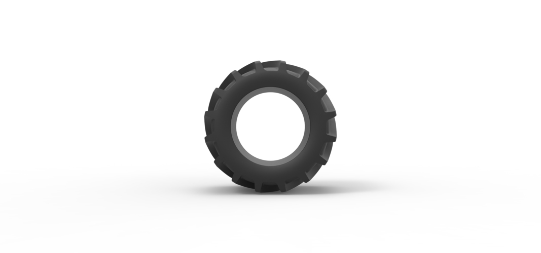 Diecast Tractor tire 13 Scale 1:25 3D Print 507956