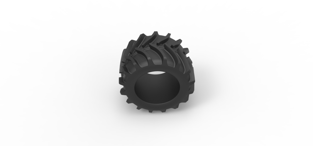 Tractor tire 13 Scale 1:25 3D Print 507957