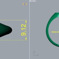 Sun Signet Ring R 199 - Thumbnail 5