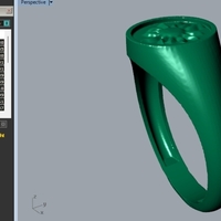 Sun Signet Ring R 199 - Thumbnail 6