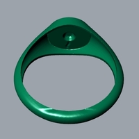 Sun Signet Ring R 199 - Thumbnail 7