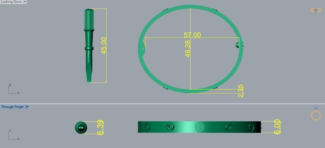 Love Bracelet with Screwdriver B 01 3D Print 508045