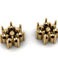 Flower Diamond Earring E 19 - Thumbnail 2