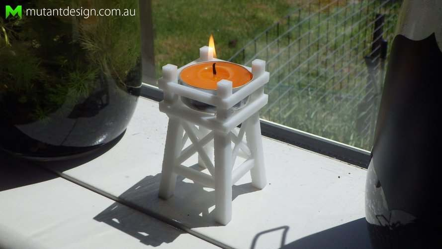 Candle Signal Towers 3D Print 50814